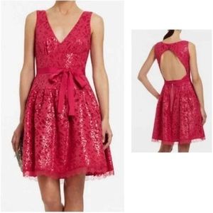 BCBGMaxAzria NWOT Katrina Fit and Flare Dress in Azalea Size 6